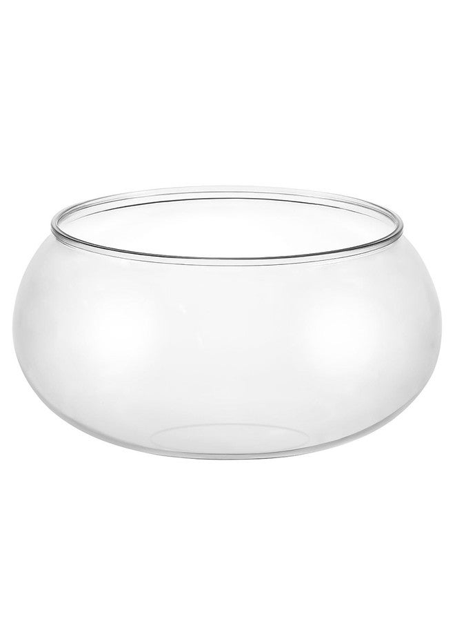 Toddmomy Large Clear Plastic Fish Bowl Round Terrarium Vase Goldfish Bowl Hydroponic Vase Water Lily Succulent Planter for Wedding Party Home Decor - Image 1